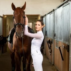 Cavalliera Contessa Women's Long Sleeve Show Shirt 11 Cavalliera Contessa Women's Long Sleeve Show Shirt -Sports - Equestrian Riding Shop 333724 WH 2