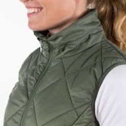 Horze Martina Women's Lightweight Padded Riding Vest -Sports - Equestrian Riding Shop 33410 LDGR 3