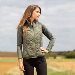 Horze Martina Women's Lightweight Padded Riding Vest -Sports - Equestrian Riding Shop 33410 LDGR 6