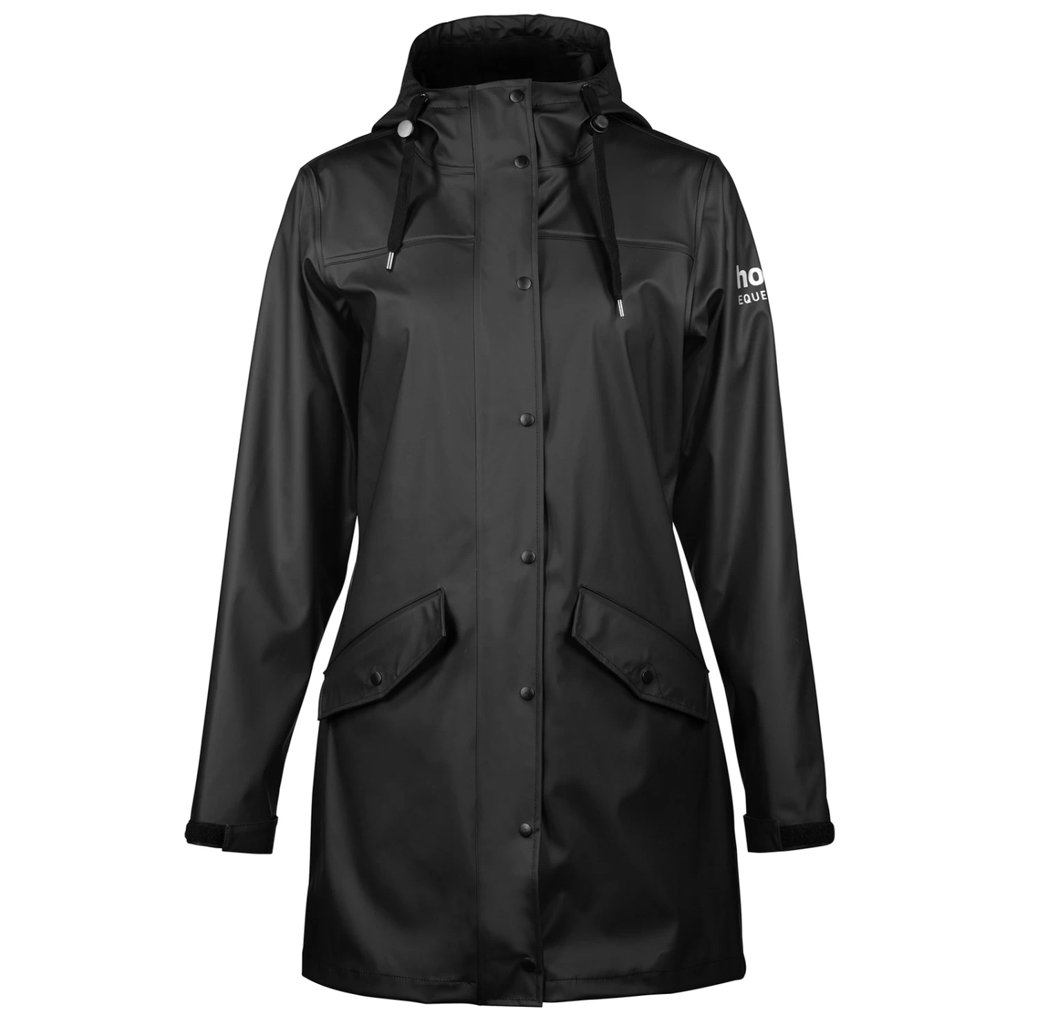 Horze Billie Women's PU Rain Riding Jacket 3 Horze Billie Women's PU Rain Riding Jacket