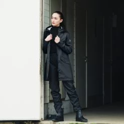 Horze Billie Women's PU Rain Riding Jacket 17 Horze Billie Women's PU Rain Riding Jacket -Sports - Equestrian Riding Shop 33435 BL 4