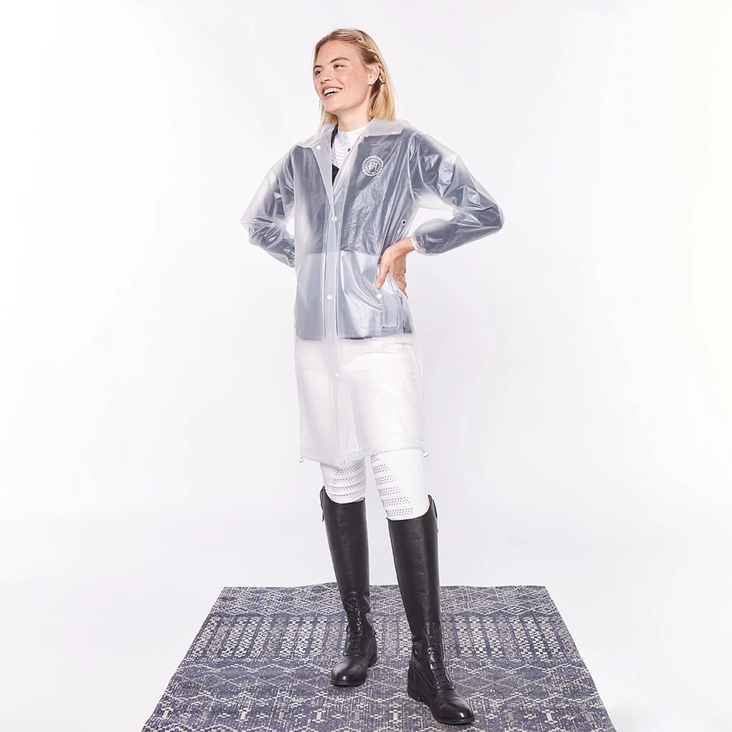 Harcour Kichaka Women's Long Rain Jacket 5 Harcour Kichaka Women's Long Rain Jacket - Image 3