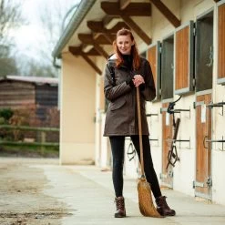 Horze Billie Women's PU Rain Riding Jacket With Fleece -Sports - Equestrian Riding Shop 33501 BRBR 4