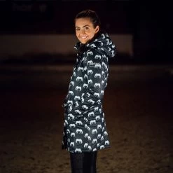 Horze Billie Women's PU Rain Riding Jacket With Fleece -Sports - Equestrian Riding Shop 33501 VDB WH 5