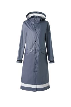 Horze Hazel Women's Long Raincoat With Slits