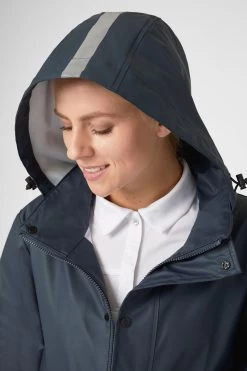 Horze Hazel Women's Long Raincoat With Slits -Sports - Equestrian Riding Shop 33503 vdb 06