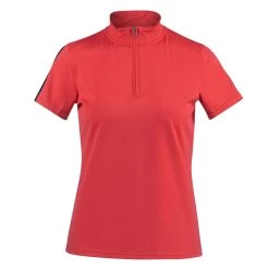 Horze Sandra Women's Functional Short Sleeve Shirt -Sports - Equestrian Riding Shop 33521 FIRE 1