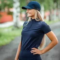 Horze Sandra Women's Functional Short Sleeve Shirt -Sports - Equestrian Riding Shop 33521 VDB 4