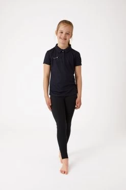 Horze Denise Kids Functional Short Sleeve Polo Shirt -Sports - Equestrian Riding Shop 33529 VDB 3