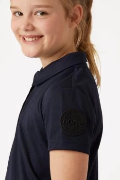 Horze Denise Kids Functional Short Sleeve Polo Shirt -Sports - Equestrian Riding Shop 33529 VDB 6