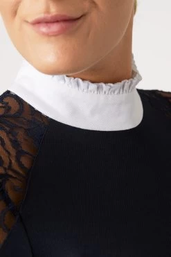 Horze Sylvie Women's Long Sleeve Lace Show Shirt 20 Horze Sylvie Women's Long Sleeve Lace Show Shirt -Sports - Equestrian Riding Shop 33530 VDB 5