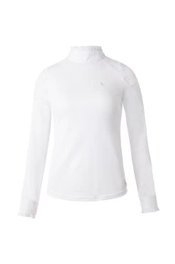 Horze Sylvie Women's Long Sleeve Lace Show Shirt 23 Horze Sylvie Women's Long Sleeve Lace Show Shirt -Sports - Equestrian Riding Shop 33530 WH 1
