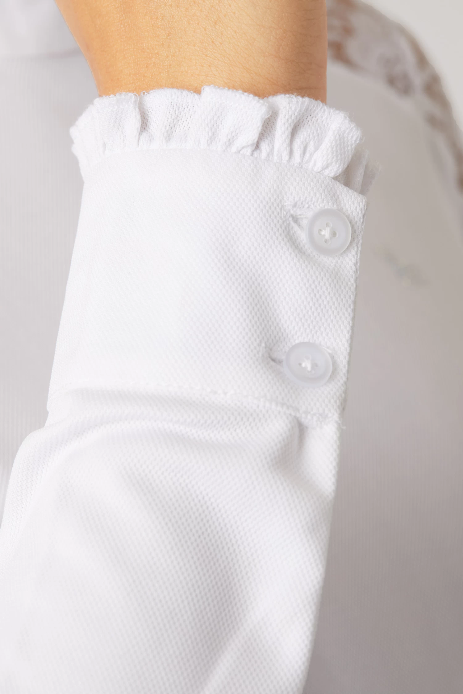 Horze Sylvie Women's Long Sleeve Lace Show Shirt 16 Horze Sylvie Women's Long Sleeve Lace Show Shirt - Image 14