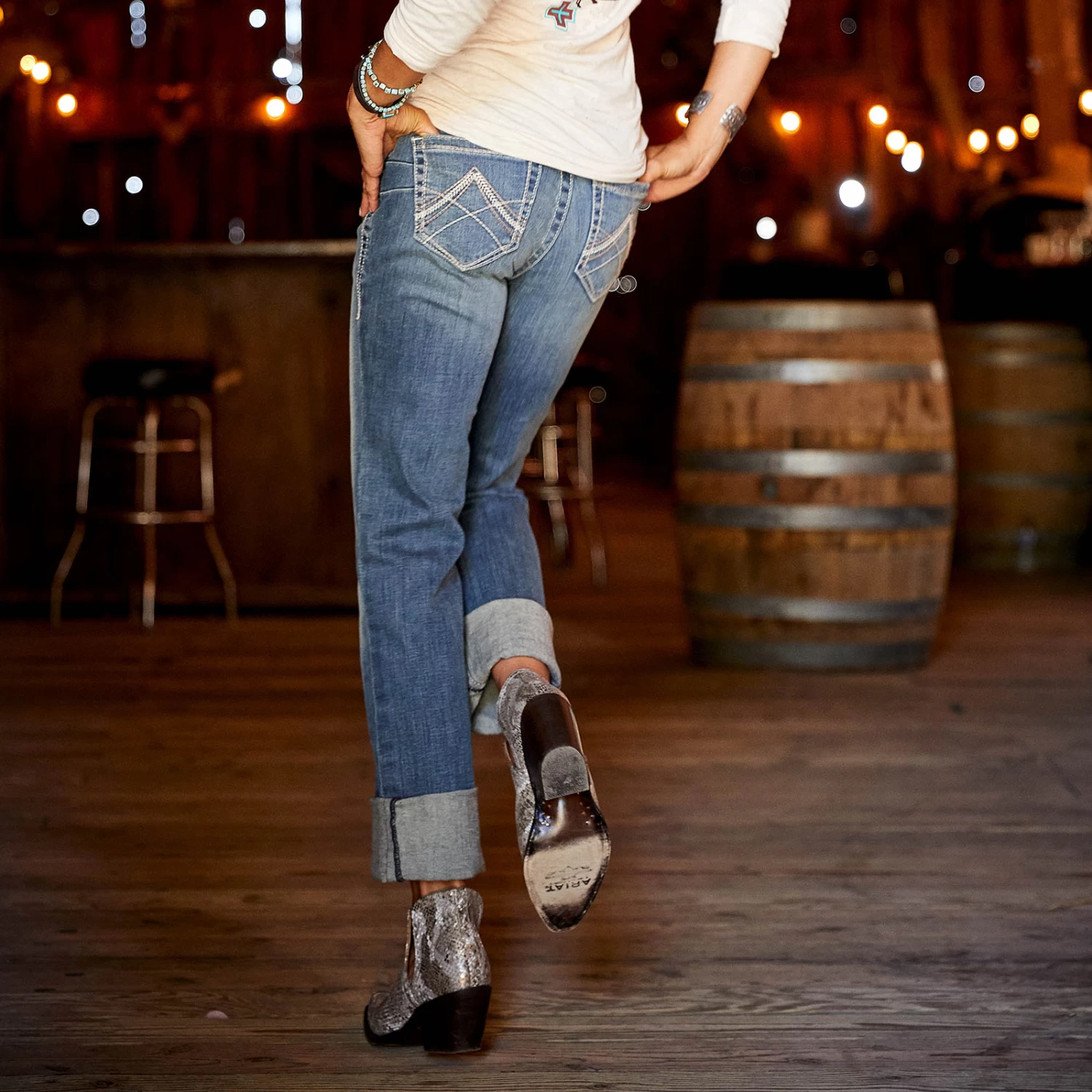 Ariat REAL Stretch Icon Straight Jean For Women 9 Ariat REAL Stretch Icon Straight Jean For Women - Image 7