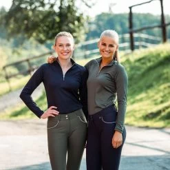 Horze Carolina Women's Long Sleeve Training Shirt -Sports - Equestrian Riding Shop 33538 BKGR 6