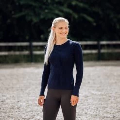 B Vertigo Rachel Women's Cable Knit Pullover -Sports - Equestrian Riding Shop 33543 vdb 04
