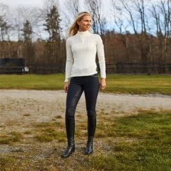 B Vertigo Ruth Women's Knitted Pullover With Zipper -Sports - Equestrian Riding Shop 33546 EWH 4