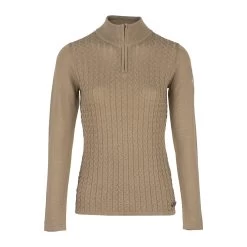 B Vertigo Ruth Women's Knitted Pullover With Zipper -Sports - Equestrian Riding Shop 33546 TWBR 1