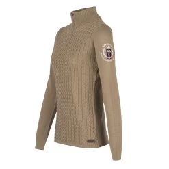 B Vertigo Ruth Women's Knitted Pullover With Zipper -Sports - Equestrian Riding Shop 33546 TWBR 2