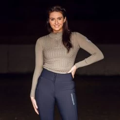 B Vertigo Ruth Women's Knitted Pullover With Zipper -Sports - Equestrian Riding Shop 33546 TWBR 4