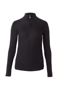 B Vertigo Ruth Women's Knitted Pullover With Zipper -Sports - Equestrian Riding Shop 33546 VDB 1