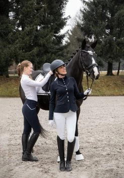 Horze Sianna Women's Show Shirt With Lace Shoulders And Long Sleeves 28 Horze Sianna Women's Show Shirt With Lace Shoulders And Long Sleeves -Sports - Equestrian Riding Shop 33560 vdb 09