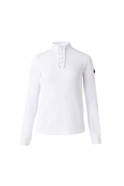 Horze Sianna Women's Show Shirt With Lace Shoulders And Long Sleeves 29 Horze Sianna Women's Show Shirt With Lace Shoulders And Long Sleeves -Sports - Equestrian Riding Shop 33560 wh 01