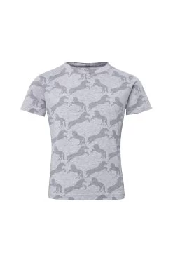 Horze Micky Kids Printed Organic Cotton T-Shirt -Sports - Equestrian Riding Shop 33567 ag 01