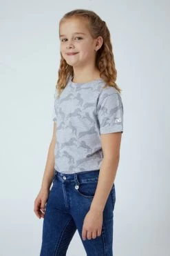 Horze Micky Kids Printed Organic Cotton T-Shirt -Sports - Equestrian Riding Shop 33567 ag 03