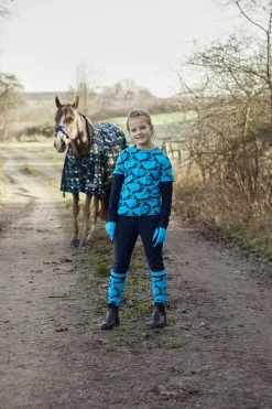 Horze Micky Kids Printed Organic Cotton T-Shirt -Sports - Equestrian Riding Shop 33567 hwb 07