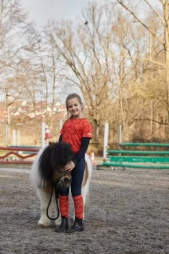 Horze Micky Kids Printed Organic Cotton T-Shirt -Sports - Equestrian Riding Shop 33567 mor 07