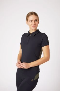 Horze Sagira Women's Training Shirt With Gold Back -Sports - Equestrian Riding Shop 33571 VDB 3