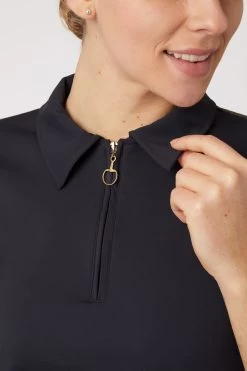 Horze Sagira Women's Training Shirt With Gold Back -Sports - Equestrian Riding Shop 33571 VDB 6