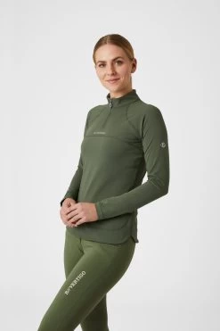 B Vertigo Davina Women's Training Shirt With Phone Pocket -Sports - Equestrian Riding Shop 33573 WGGR 3