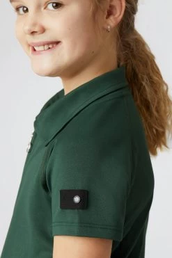 Horze Tiana Kids Polo Shirt With Short Sleeves -Sports - Equestrian Riding Shop 33574 mvgr 05