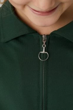 Horze Tiana Kids Polo Shirt With Short Sleeves -Sports - Equestrian Riding Shop 33574 mvgr 06