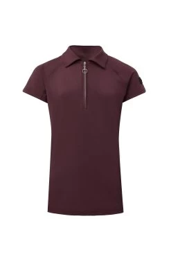 Horze Tiana Kids Polo Shirt With Short Sleeves -Sports - Equestrian Riding Shop 33574 rmbu 01