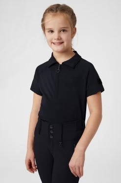 Horze Tiana Kids Polo Shirt With Short Sleeves -Sports - Equestrian Riding Shop 33574 vdb 03