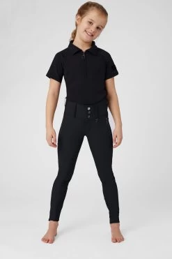 Horze Tiana Kids Polo Shirt With Short Sleeves -Sports - Equestrian Riding Shop 33574 vdb 04