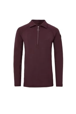 Horze Tiana Kids Polo Shirt With Long Sleeves -Sports - Equestrian Riding Shop 33576 RMBU 1