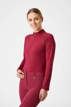 Horze Mia Women's Long Sleeve Training Shirt With Mesh Panels -Sports - Equestrian Riding Shop 33578 ADPI 3