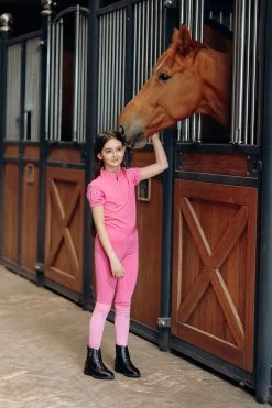 Horze Fia Kids Training/Show Shirt With Short Sleeves -Sports - Equestrian Riding Shop 33588 AZPI 7