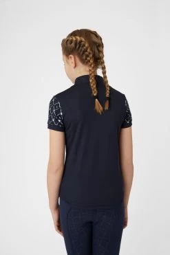 Horze Fia Kids Training/Show Shirt With Short Sleeves -Sports - Equestrian Riding Shop 33588 PDB 4
