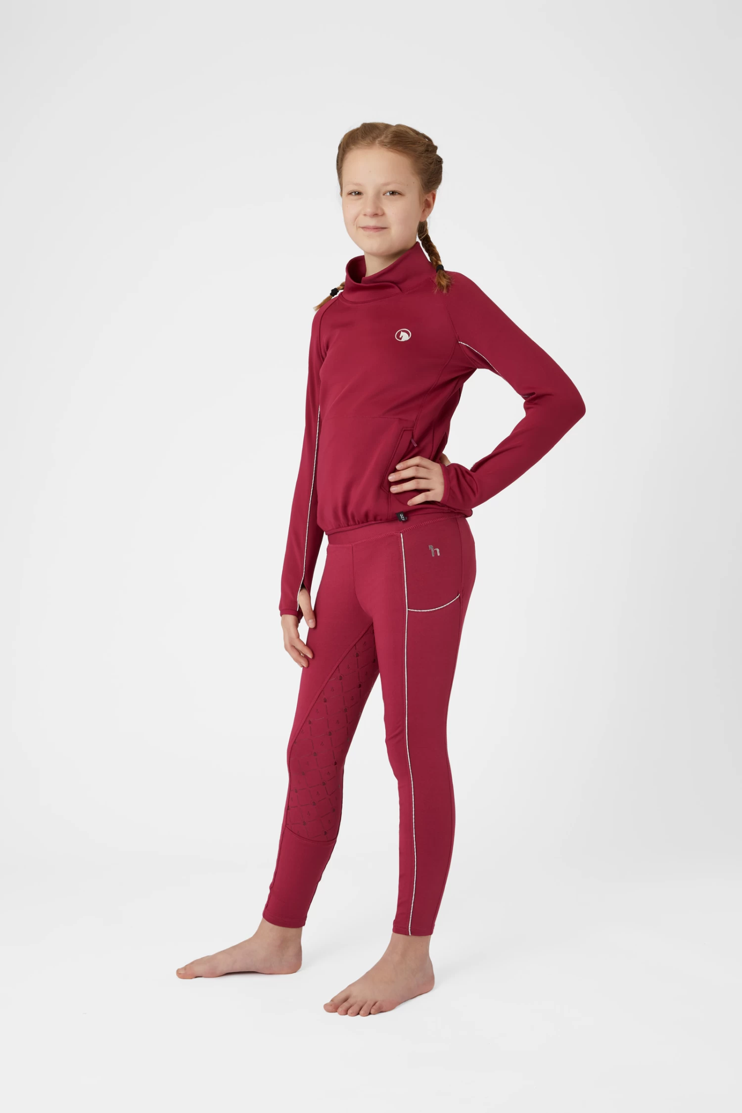 Horze Ella Kids Functional Sweatshirt 5 Horze Ella Kids Functional Sweatshirt - Image 3