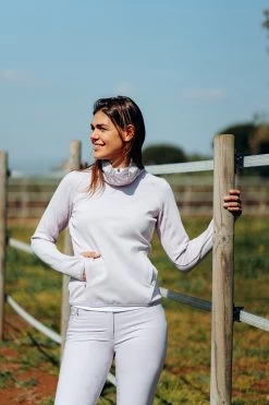 Horze Kaitlin Women's Functional Sweatshirt With Flower Collar -Sports - Equestrian Riding Shop 33595 OHPU 7