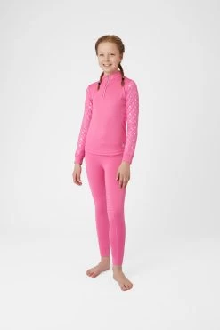 Horze Fia Kids Training/Show Shirt With Long Sleeves -Sports - Equestrian Riding Shop 33598 AZPI 3