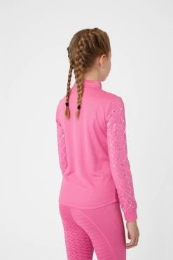 Horze Fia Kids Training/Show Shirt With Long Sleeves -Sports - Equestrian Riding Shop 33598 AZPI 4