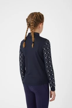 Horze Fia Kids Training/Show Shirt With Long Sleeves -Sports - Equestrian Riding Shop 33598 PDB 4