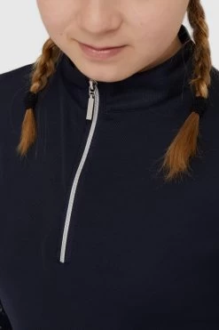 Horze Fia Kids Training/Show Shirt With Long Sleeves -Sports - Equestrian Riding Shop 33598 PDB 5