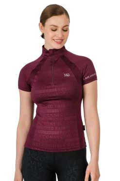 Horseware Aveen Half Zip Tech Short Sleeve -Sports - Equestrian Riding Shop 335994 BPI 1